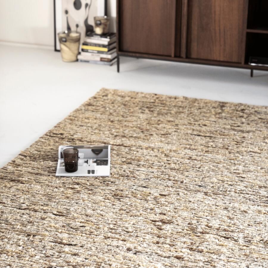By-Boo | Vloerkleed Takara 190x290 cm Mustard | Woonaccessoires | Vloerkleed