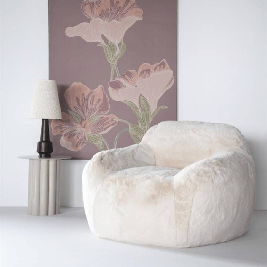 By-Boo Fauteuil Hug Fluffy Beige