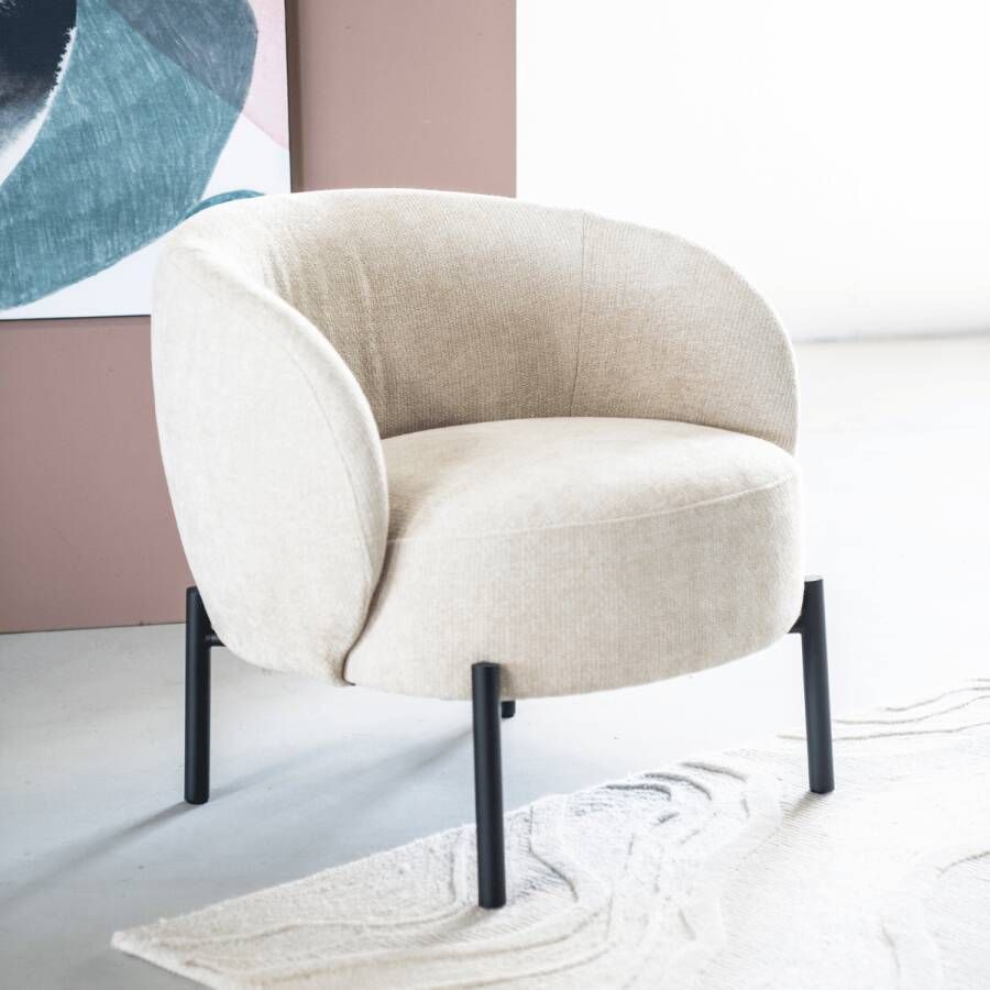 By-Boo Fauteuil Oasis Chenille Beige