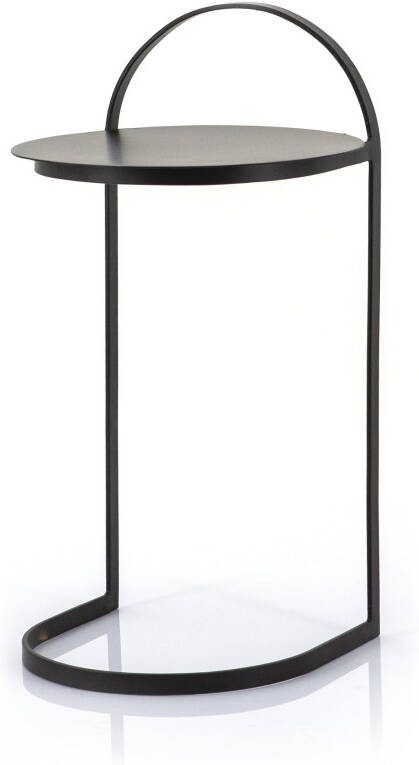 By-Boo Bijzettafel 'Garcon' kleur Zwart 35cm