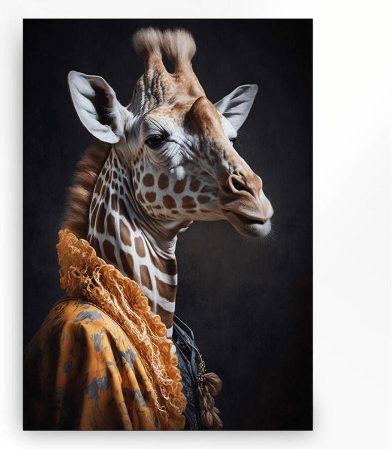 Urban Cotton Wandkleed Giraffe