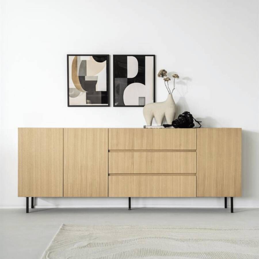 Eleonora Dressoir Thomas Eikenhout 210cm Naturel