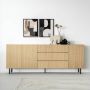 Eleonora Dressoir Thomas Eikenhout 210cm Naturel - Thumbnail 3