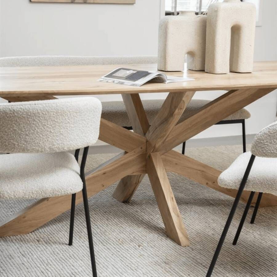 Eleonora Eettafel Nikki 200x100 naturel