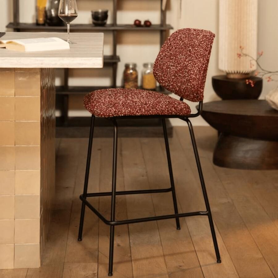 Eleonora Barstoel Jon Rood (zithoogte 66cm) - Foto 2