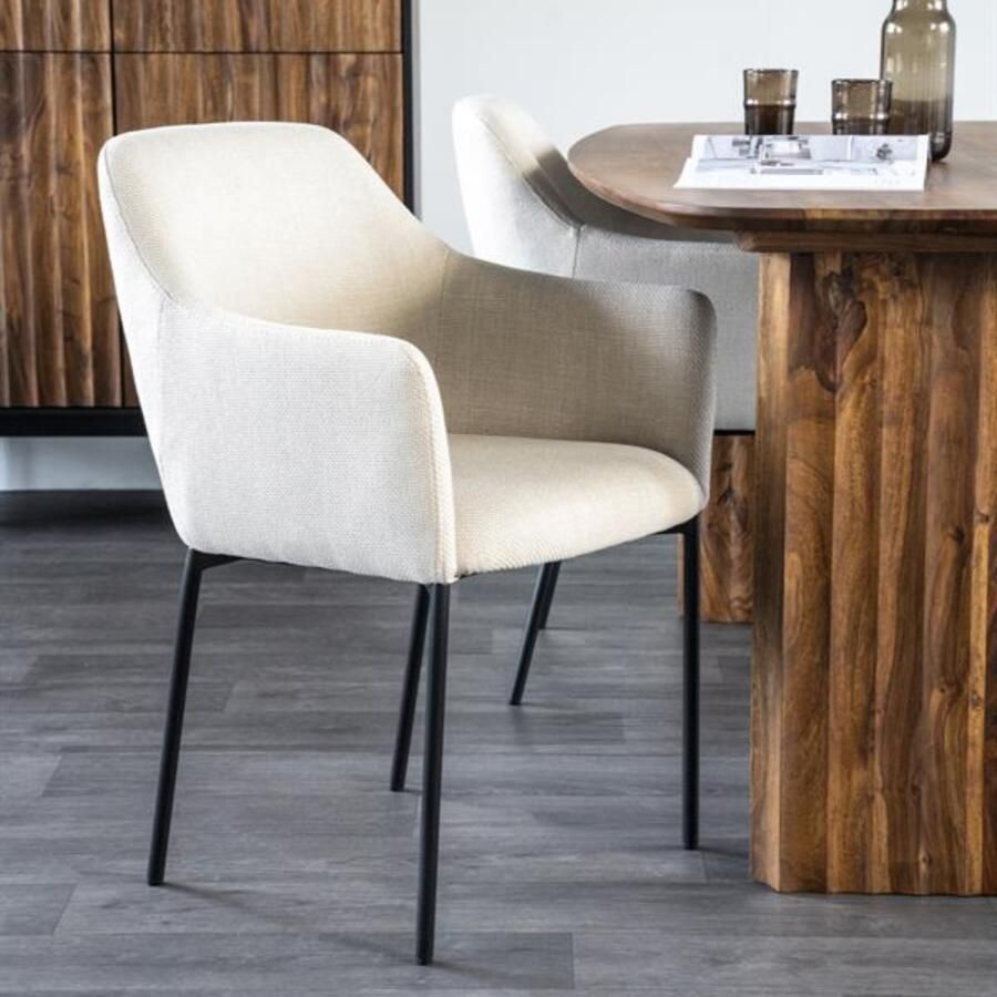Eleonora Eetkamerstoel Paul beige Linea