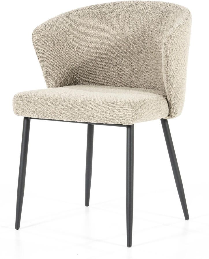 Eleonora Eetkamerstoel Santos Bouclé Taupe Copenhagen