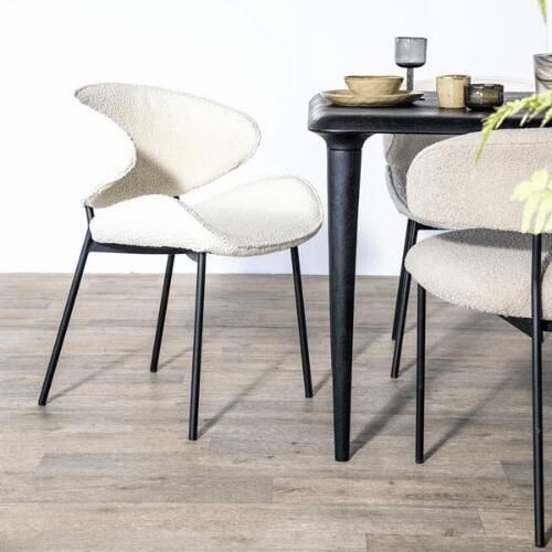 Eleonora | Stoel Tess beige spark | Zitmeubels eetkamer | Eetkamerstoel - Foto 4