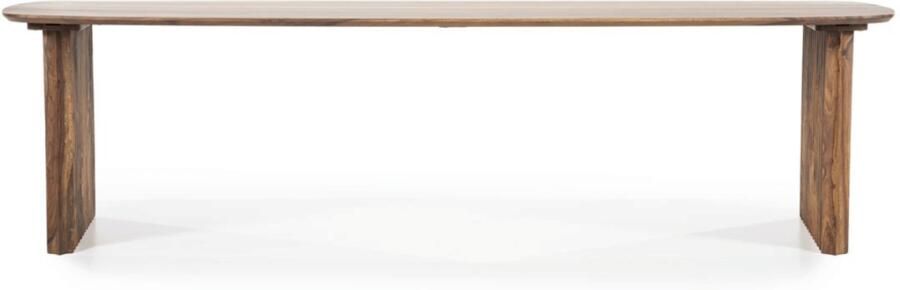 Eleonora Eettafel Alexander Deens ovaal Sheesham hout 280 x 100cm Bruin
