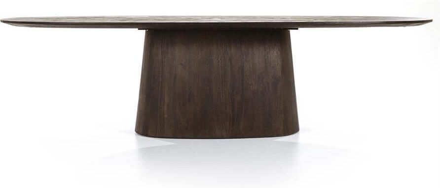 Eleonora | Eettafel Aron Ovaal 300x110 bruin | Eettafels | Eettafel - Foto 2
