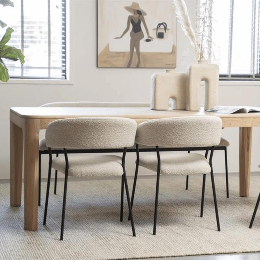 Eleonora Eettafel Harvey Eikenhout 250 x 100cm Naturel