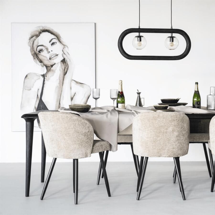 Eleonora Eettafel Jiska 300x100 zwart