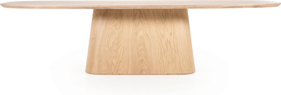 Eleonora Deens Ovale Eettafel Nola Eikenhout 300 x 110cm Naturel Ovaal