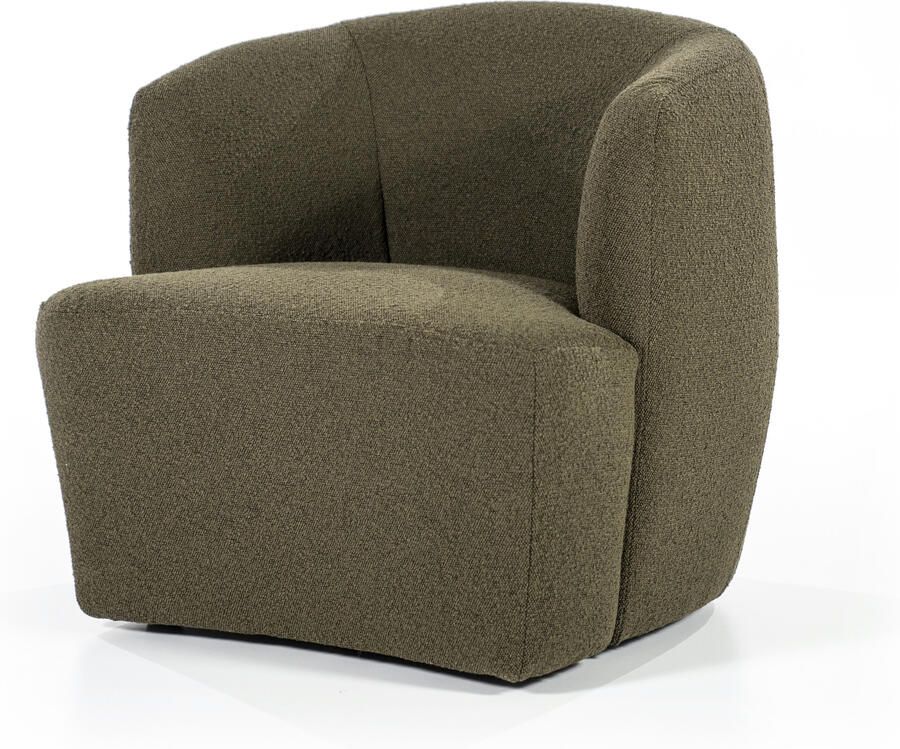 Eleonora Fauteuil 'Charlotte' Bouclé kleur Groen Copenhagen