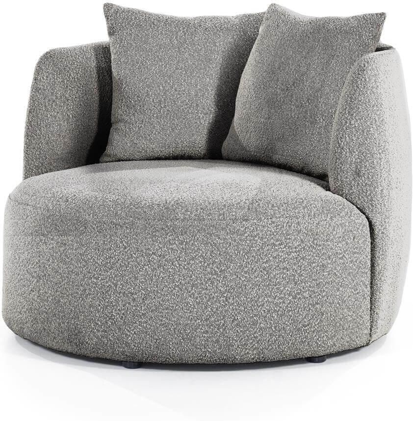 Eleonora Fauteuil Louis met kussen grijs Spark