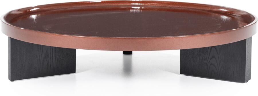 Eleonora Ronde Salontafel Mayson 120cm Rood