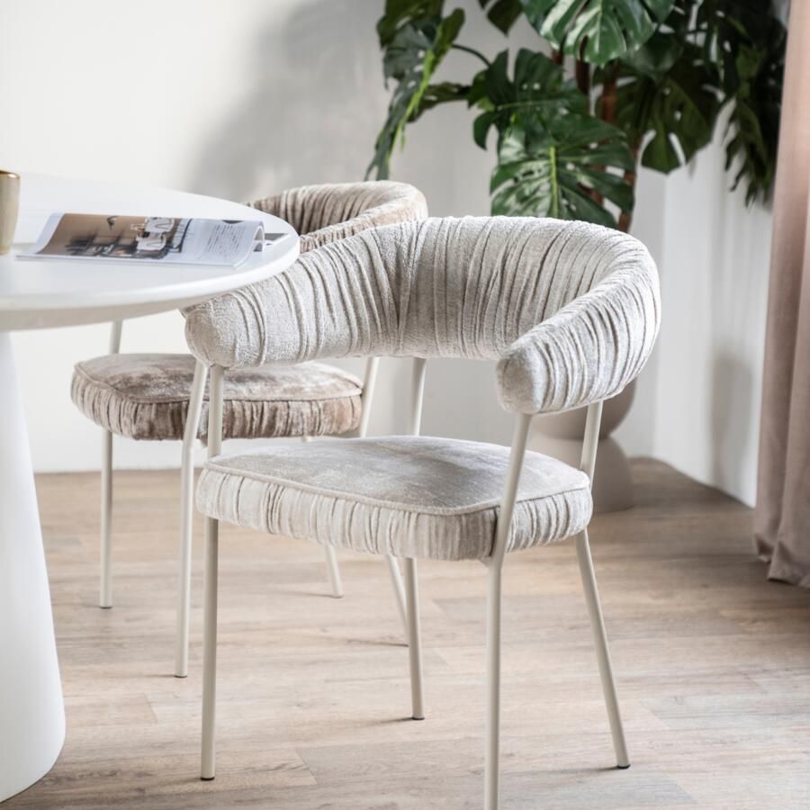 Eleonora Eetkamerstoel Lizzy Beige