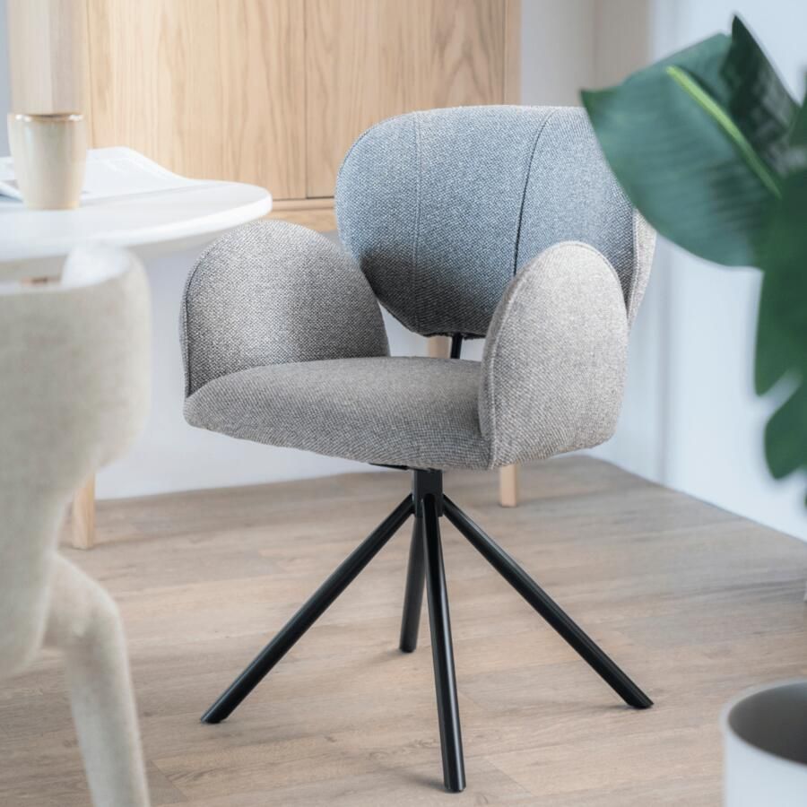 Eleonora Eetkamerstoel Rosalin Bruin