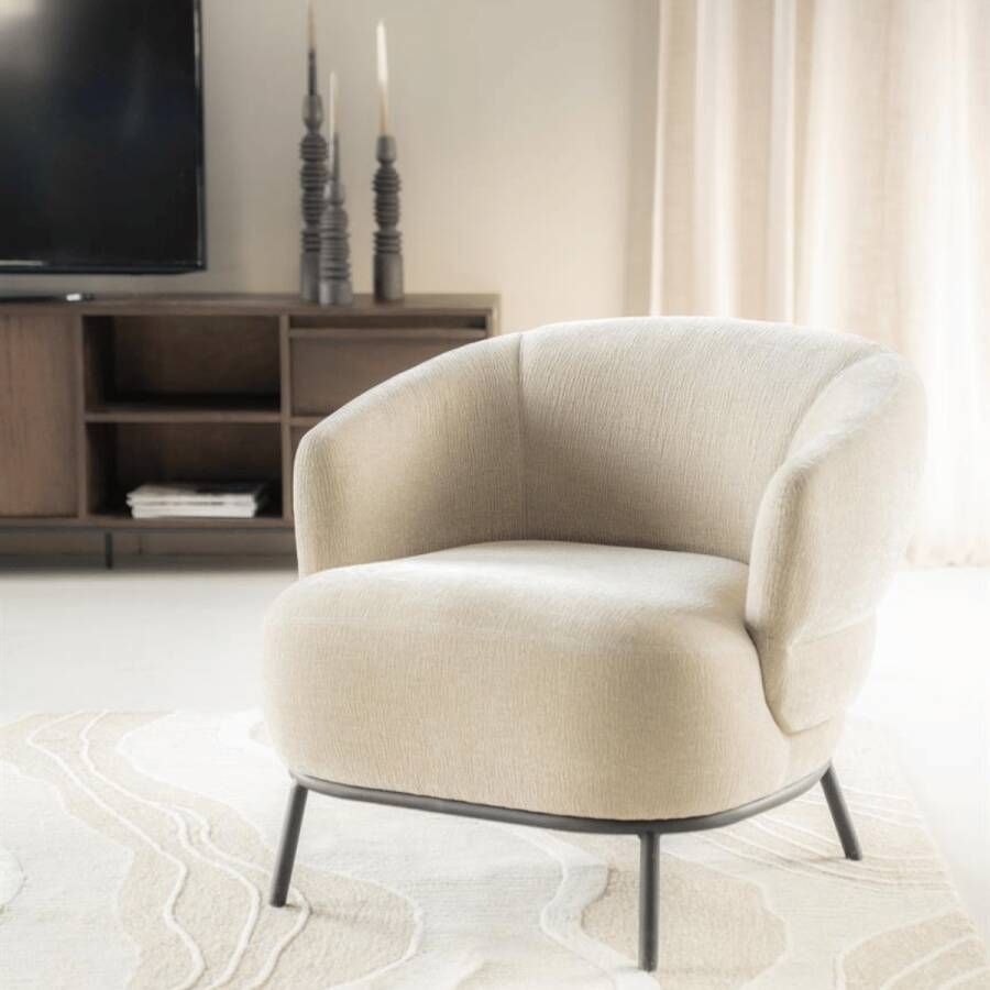 Eleonora Fauteuil David taupe Safari