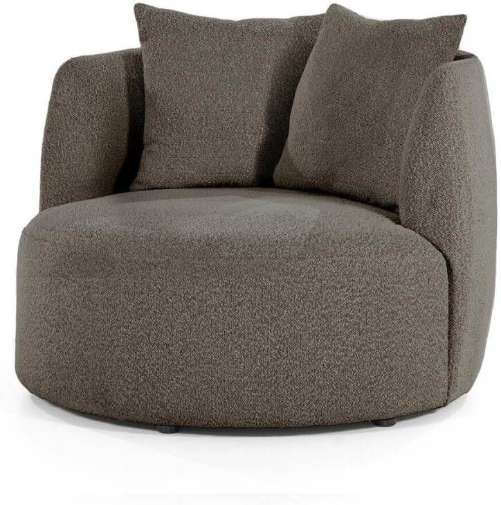 Eleonora Fauteuil Louis met kussen bruin Spark