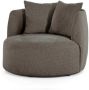 Eleonora Fauteuil Louis met kussen bruin Spark - Thumbnail 2