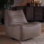 Eleonora Draaifauteuil Matthew Leer Taupe - Thumbnail 2