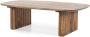 Eleonora Salontafel Alexander Deens ovaal Sheesham hout 130 x 70cm Bruin - Thumbnail 2