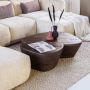 Eleonora Salontafel Mila Organisch Mangohout 107 x 78cm Bruin - Thumbnail 3