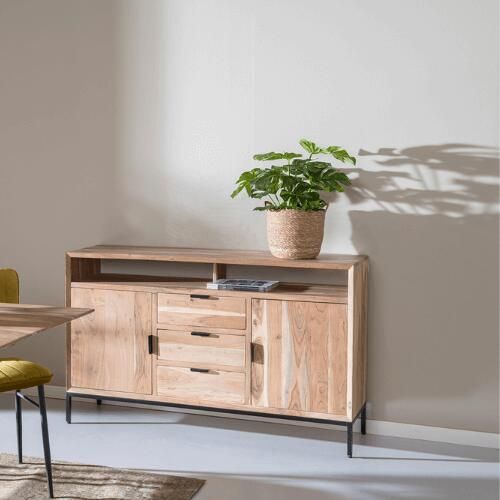 Livingfurn | Dressoir Oslo Acacia 140 cm | Woonkamer meubels | Dressoir - Foto 2