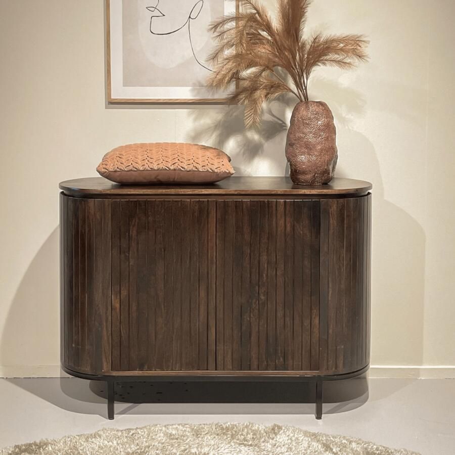 Livingfurn | Dressoir Noor Walnut 121cm | Woonkamer meubels | Dressoir