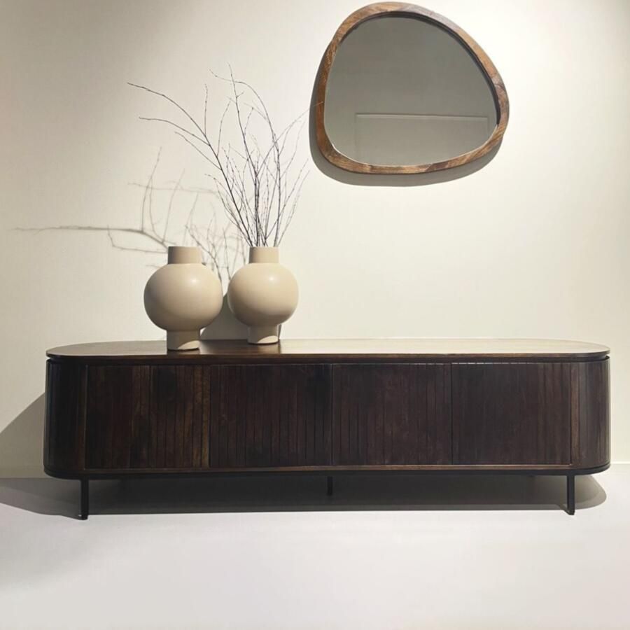 Livingfurn | Tv-dressoir Noor Walnut 170cm | Woonkamer meubels | Tv-dressoirTv-meubel