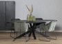 Livingfurn Ovale Eettafel Kala Spider Mangohout en staal 240 x 110cm zwart Ovaal - Thumbnail 2