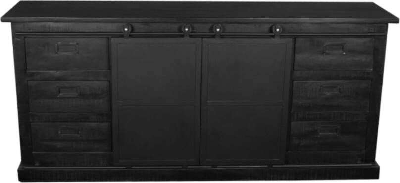 Max Wonen Dressoir Nora Black 200 cm