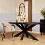 Starfurn Eetkamertafel Denver Black | Ovaal | 160 cm STF-536 - Thumbnail 2