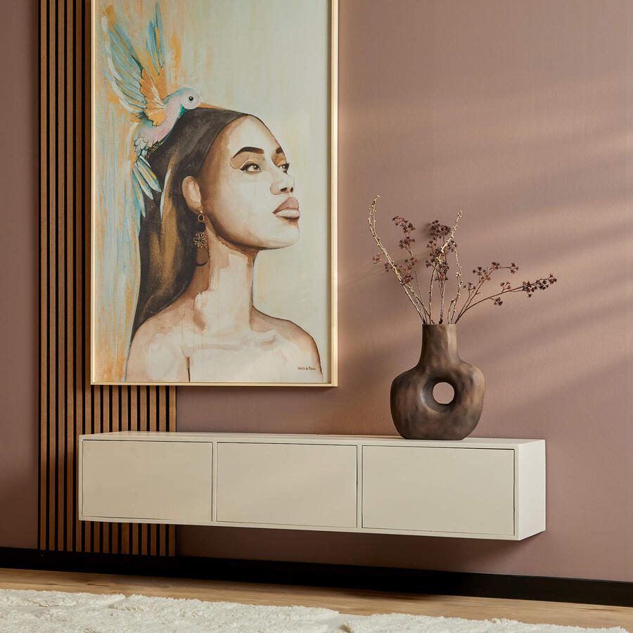 Starfurn Zwevend tv meubel Vision Sand | 160 cm|STF-2813