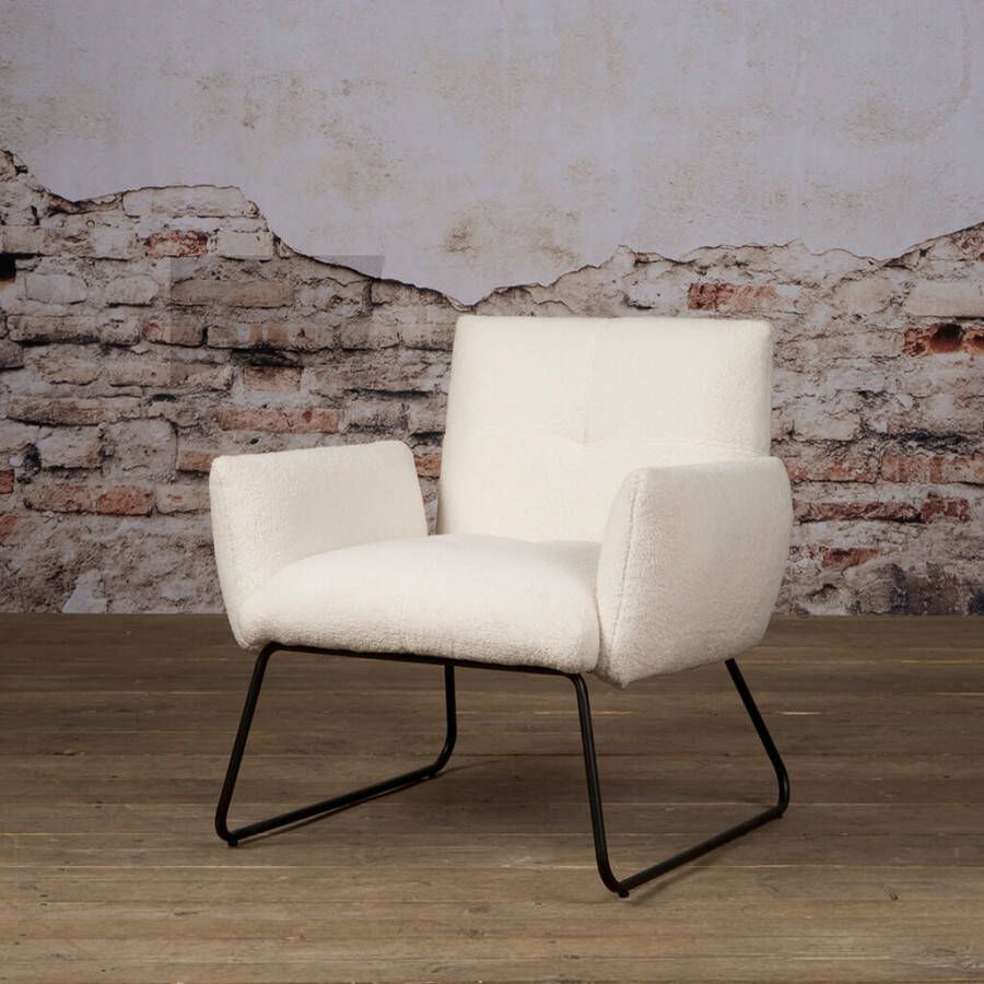 Tower Living Teddy fauteuil Dante | Wit