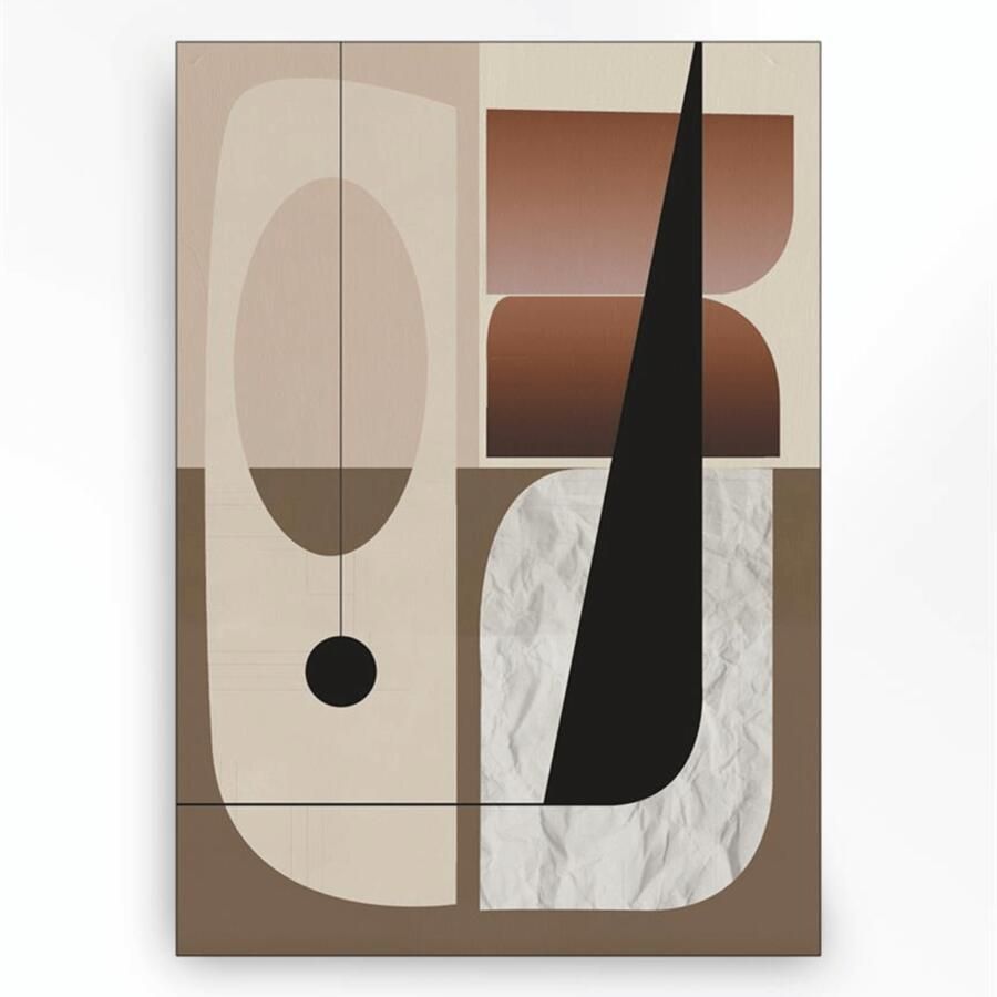 Urban Cotton Wandkleed Refined in zwart frame