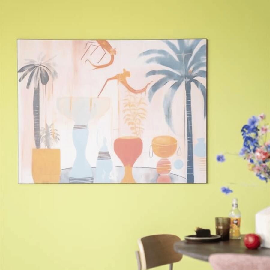 Urban Cotton Wandkleed Tunesian Samba in zwart frame