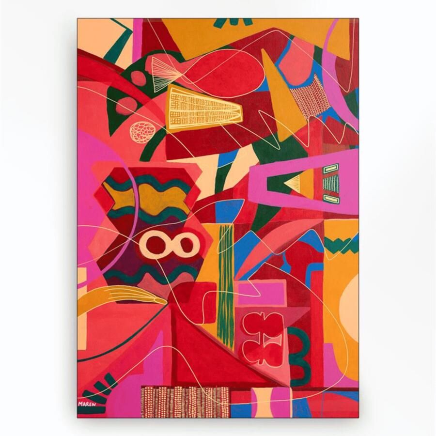 Urban Cotton Wandkleed Una noche de Jazz Medium 110 x 145cm