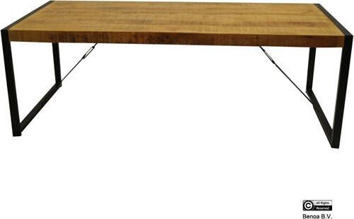 Benoa Mangohouten Eettafel Britt Rechthoek 180 cm