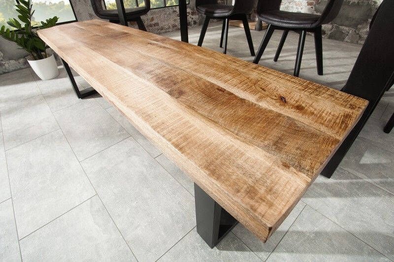 Invicta Interior Design bank IRON CRAFT 170cm mangohout ijzer industrieel design 38666