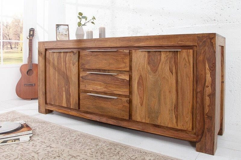 Invicta Interior Massives Dressoir MAKASSAR 175cm Sheesham Kommode Palisander 18810