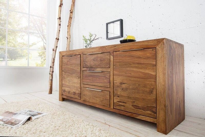 Invicta Interior Massives Dressoir PURE 135cm Sheesham steenafwerking Palisander 22686