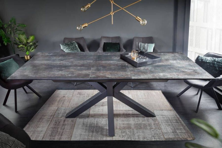 Invicta Interior Eettafel Eternity II 180-225cm Lava Keramiek 41090