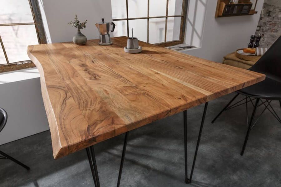 Invicta Interior Eettafel Mammut 120cm Acacia 26mm 40608