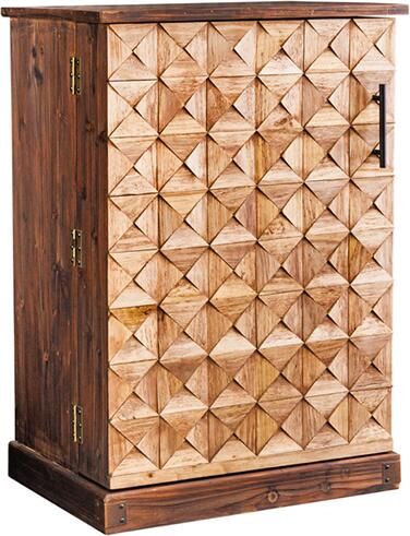 Invicta Interior Barcabinet BODEGA 90cm grenenhout naturel