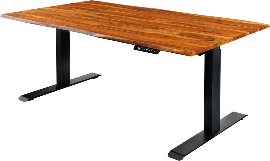 Invicta Interior Bureau MAMMUT 140 cm tafelblad van sheeshamhout zonder poten 45307
