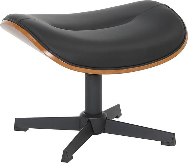 Invicta Interior Draaibare kruk VOGUE 360° populierfineer kunstleer zwart bruin