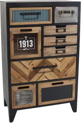 Invicta Interior Dressoir SECRETS 95cm grenen hout vintage bruin