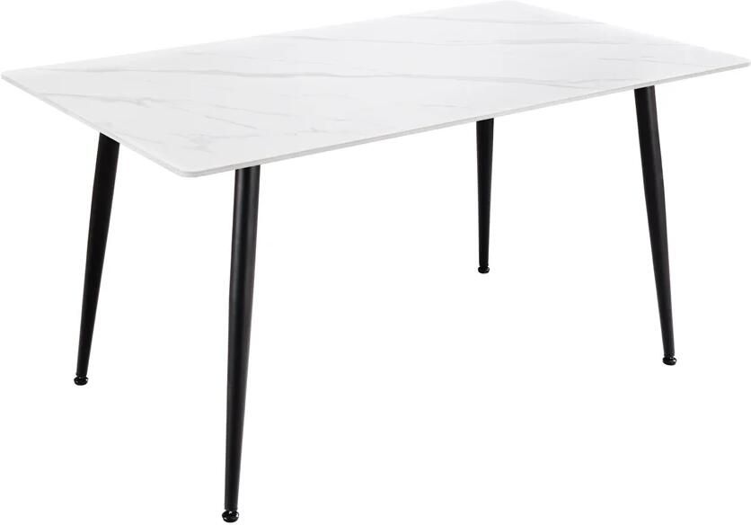 Invicta Interior Eettafel MILANO 120cm keramiek wit